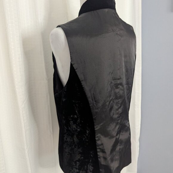 J.Jill Velvet Double Breasted Vest, Size M - Picture 7 of 9